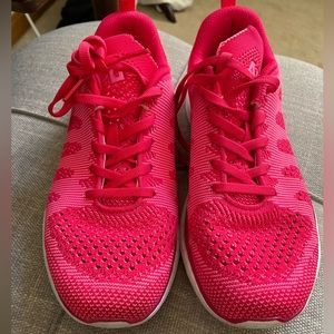 Hot pink APL sneakers